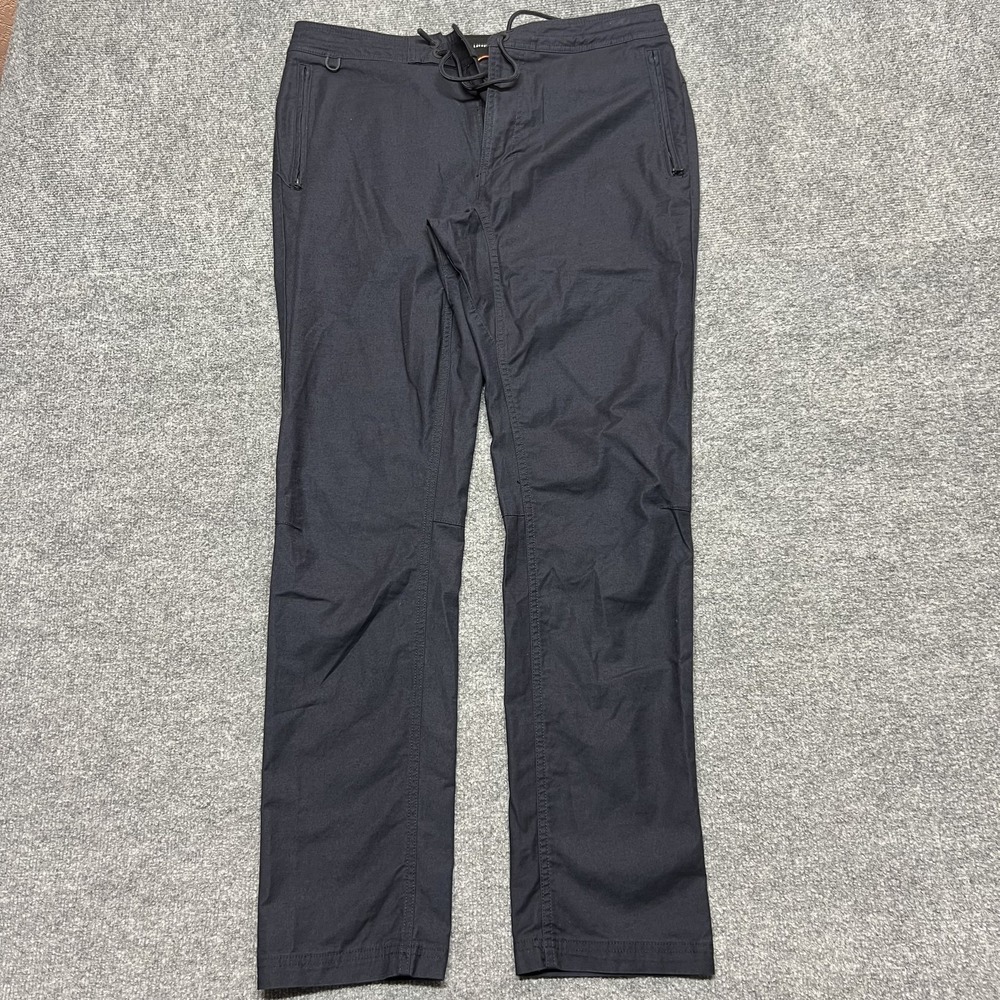 Roark Layover Traveler Pants Mens 34x30 Blue Travel Chino Elastic Waist Casual